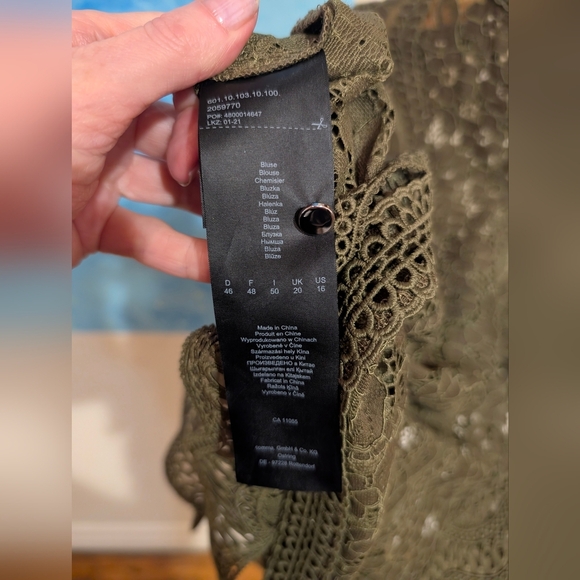 Green Comma lace top (EU 46) - Picture 6 of 7